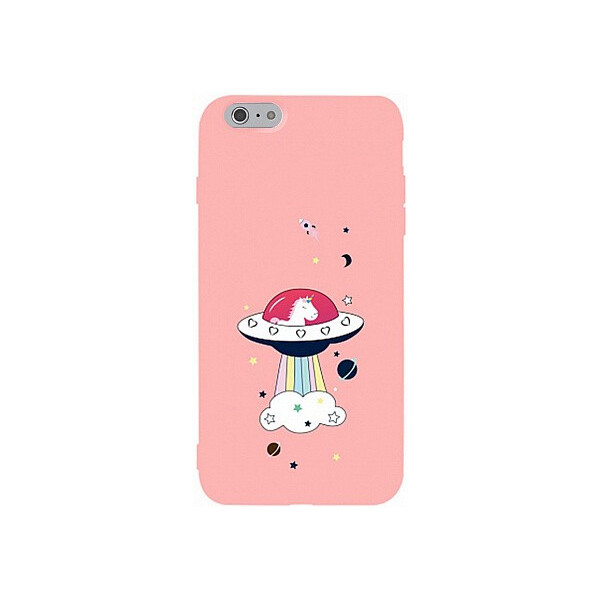 

Чехол-накладка TOTO Matt TPU 2mm Print Case Apple iPhone 6/6s #17 Ufo Pink'