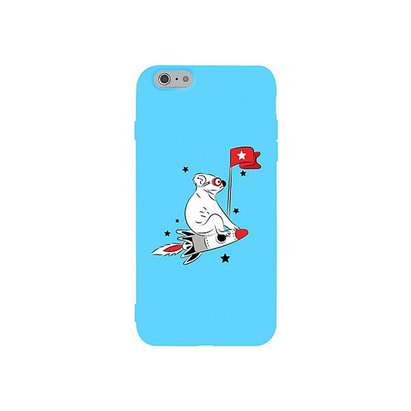 

Чехол-накладка TOTO Matt TPU 2mm Print Case Apple iPhone 6/6s #46 Koala Sky Blue'