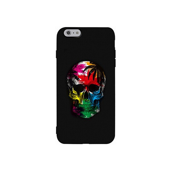 

Чехол-накладка TOTO Matt TPU 2mm Print Case Apple iPhone 6/6s #29 Skull Black'
