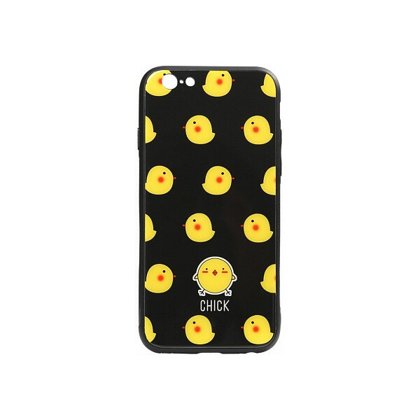 

Чехол-накладка TOTO Cartoon Print Glass Case Apple iPhone 6/6s Chick'