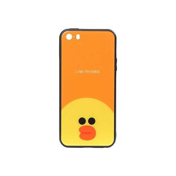 

Чехол-накладка TOTO Cartoon Print Glass Case Apple iPhone SE/5s/5 Line friends Sally'