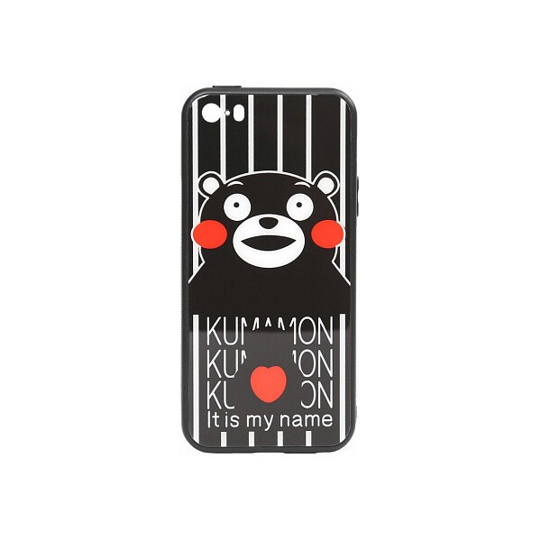 

Чехол-накладка TOTO Cartoon Print Glass Case Apple iPhone SE/5s/5 Kumamon'