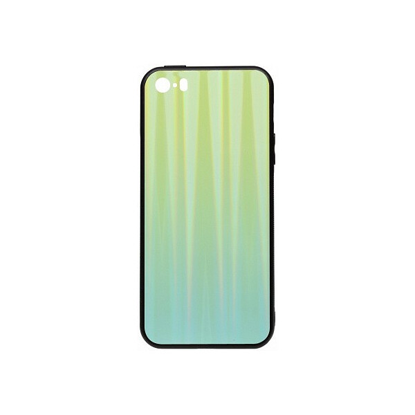 

Чехол-накладка TOTO Aurora Print Glass Case Apple iPhone SE/5s/5 Green'