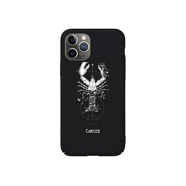 

Чехол-накладка TOTO Full PC Print Case Apple iPhone 11 Pro Max #169_Cancer Black'