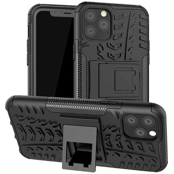 

Чехол-накладка TOTO Dazzle Kickstand 2 in 1 Case Apple iPhone 11 Pro Max Black