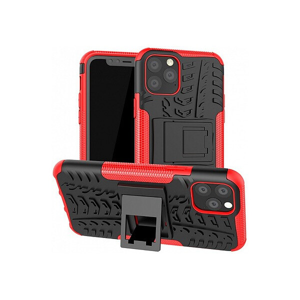 

Чехол-накладка TOTO Dazzle Kickstand 2 in 1 Case Apple iPhone 11 Pro Max Red'