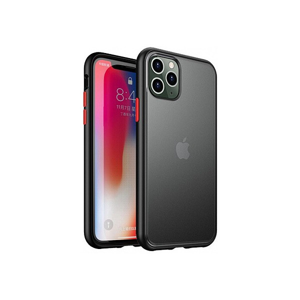 

Чехол-накладка Ipaky Cucoloris Series/TPU Frame Anti-Scratch PC Case Apple iPhone 11 Pro Max Black'