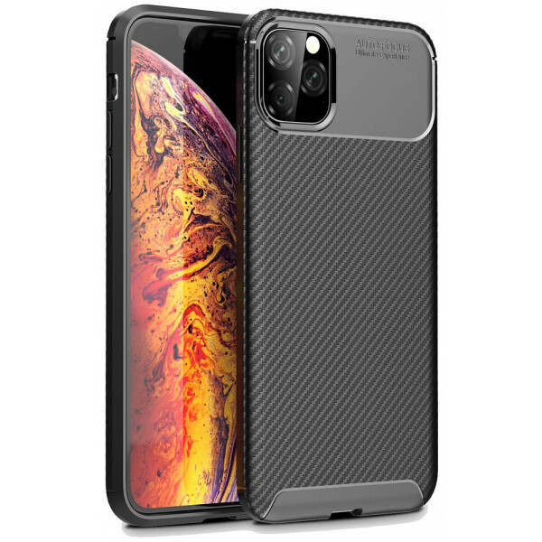 

Чехол-накладка TOTO TPU Carbon Fiber 1,5mm Case Apple iPhone 11 Pro Max Black
