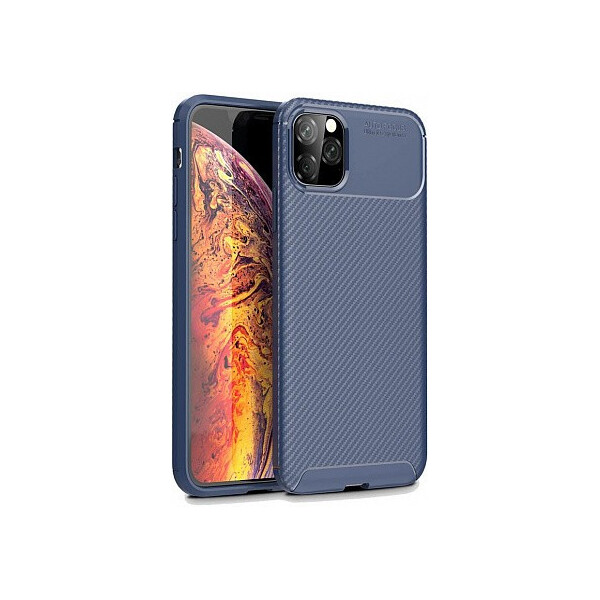 

Чехол-накладка TOTO TPU Carbon Fiber 1,5mm Case Apple iPhone 11 Pro Max Dark Blue'