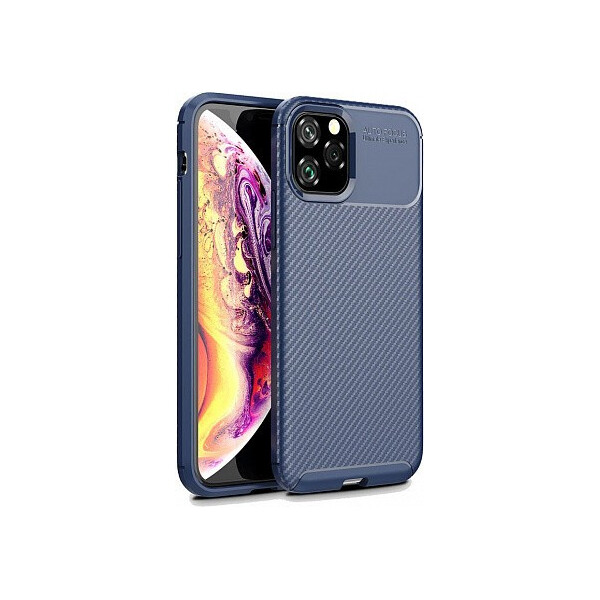 

Чехол-накладка TOTO TPU Carbon Fiber 1,5mm Case Apple iPhone 11 Pro Dark Blue'