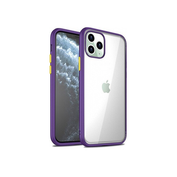 

Чехол-накладка Ipaky Bright Series/TPU Frame With Clear PC Case Apple iPhone 11 Pro Purple'