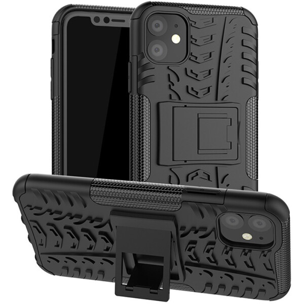 

Чехол-накладка TOTO Dazzle Kickstand 2 in 1 Case Apple iPhone 11 Black