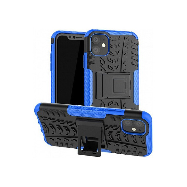 

Чехол-накладка TOTO Dazzle Kickstand 2 in 1 Case Apple iPhone 11 Blue'
