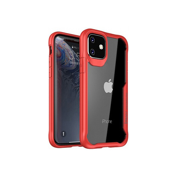 

Чехол-накладка Ipaky Survival TPU Frame Injected Anti-Scratch PC Case Apple iPhone 11 Red'