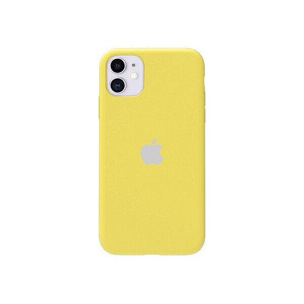 

Чехол-накладка TOTO Silicone Full Protection Case Apple iPhone 11 Lemon Yellow'