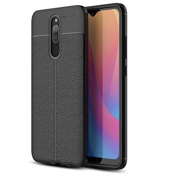 

TPU чехол фактурный (с имитацией кожи) для Xiaomi Redmi 8 / 8a