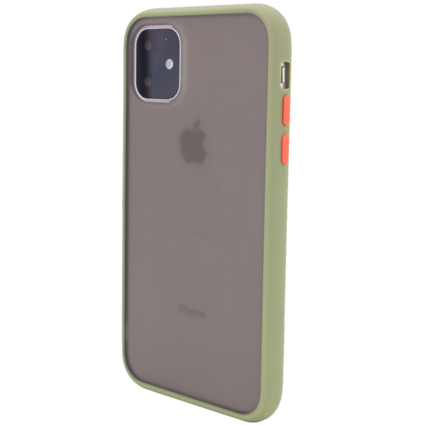 

TPU+PC чехол Color Buttons Shield для Apple iPhone 11 (6.1")