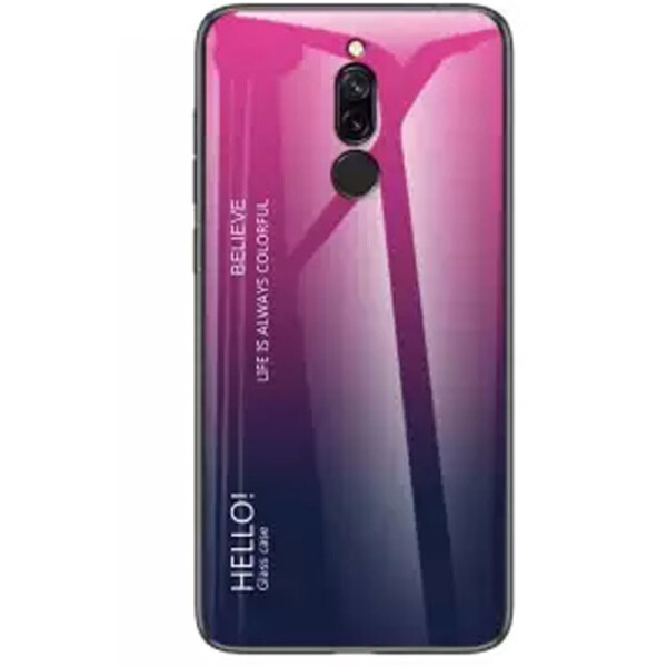 

TPU+Glass чехол Gradient HELLO для Xiaomi Redmi 8