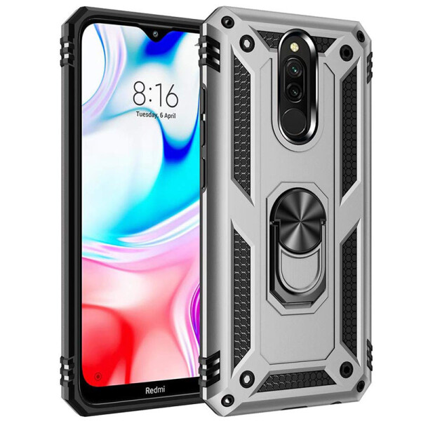 

Ударопрочный чехол Serge Ring магнитный держатель для Xiaomi Redmi 8 / 8a