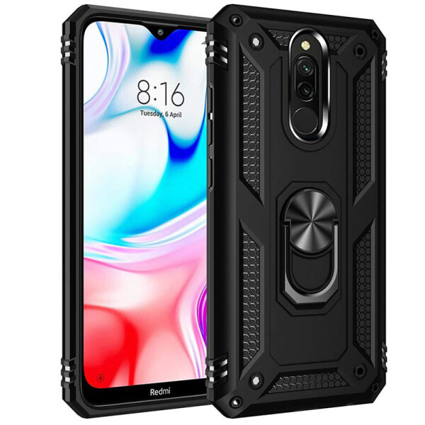 

Ударопрочный чехол Serge Ring магнитный держатель для Xiaomi Redmi 8 / 8a