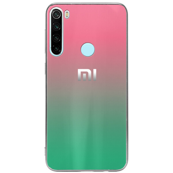 

TPU+Glass чехол Gradient Aurora с лого для Xiaomi Redmi Note 8