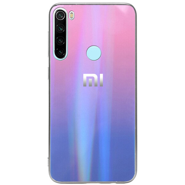 

TPU+Glass чехол Gradient Aurora с лого для Xiaomi Redmi Note 8