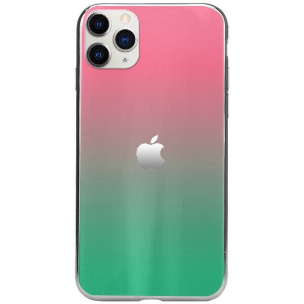 

TPU+Glass чехол Gradient Aurora с лого для Apple iPhone 11 Pro (5.8")