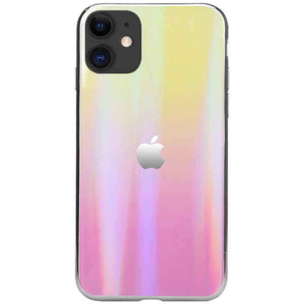 

TPU+Glass чехол Gradient Aurora с лого для Apple iPhone 11 (6.1")