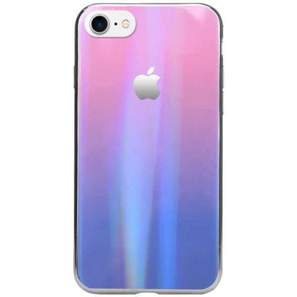 

TPU+Glass чехол Gradient Aurora с лого для Apple iPhone 7 / 8 (4.7")
