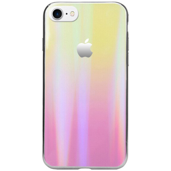 

TPU+Glass чехол Gradient Aurora с лого для Apple iPhone 7 / 8 (4.7")