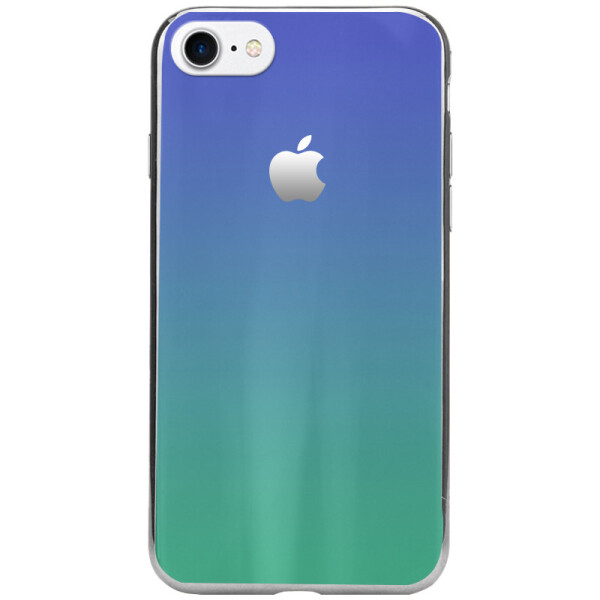 

TPU+Glass чехол Gradient Aurora с лого для Apple iPhone 7 / 8 (4.7")