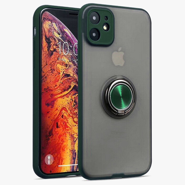 

TPU-PC чехол Deen Shadow Ring series для Apple iPhone 11 (6.1")