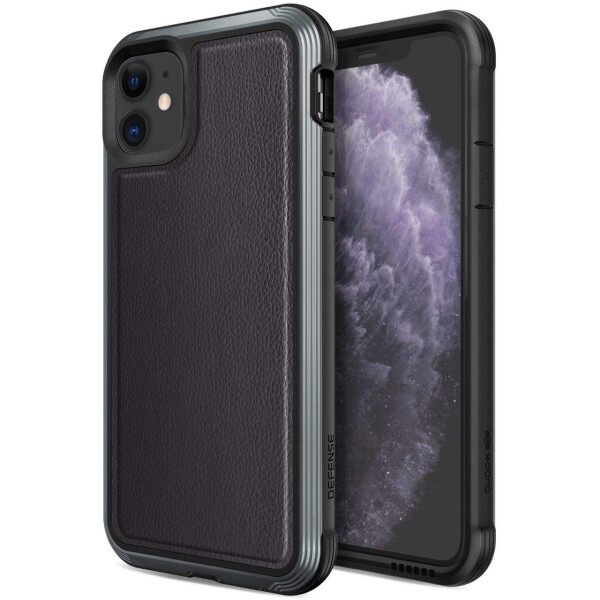 

Чехол Defense Lux Series (TPU+Metal+Leather) для Apple iPhone 11 (6.1")