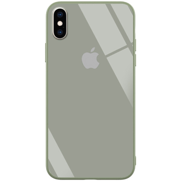 

TPU+Glass чехол GLOSSY Logo series для Apple iPhone XS Max (6.5")
