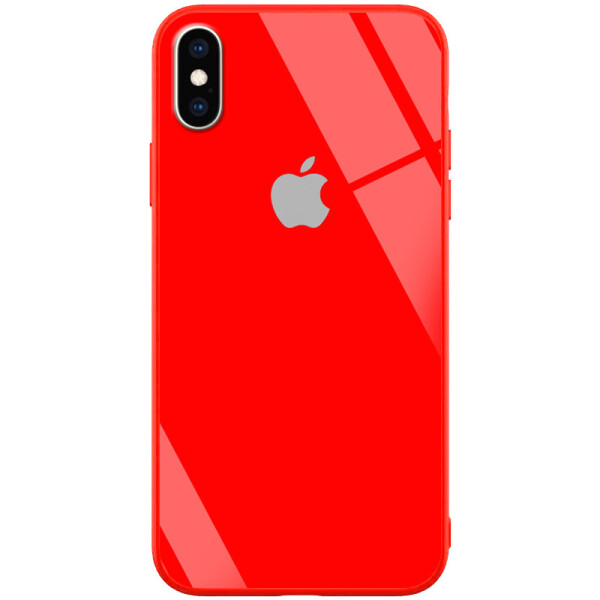

TPU+Glass чехол GLOSSY Logo series для Apple iPhone XS Max (6.5")