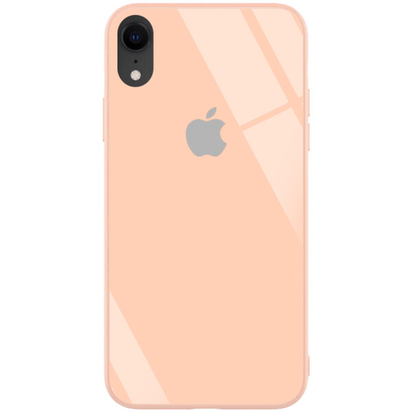 

TPU+Glass чехол GLOSSY Logo series для Apple iPhone XR (6.1")