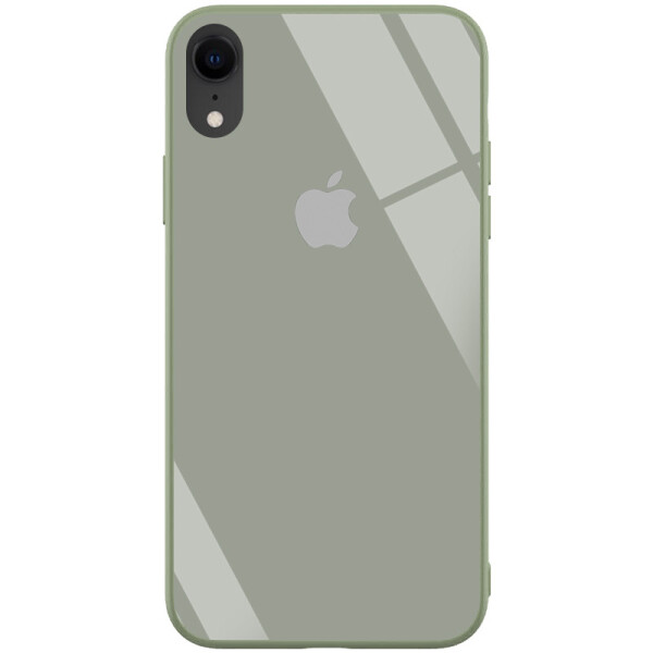 

TPU+Glass чехол GLOSSY Logo series для Apple iPhone XR (6.1")