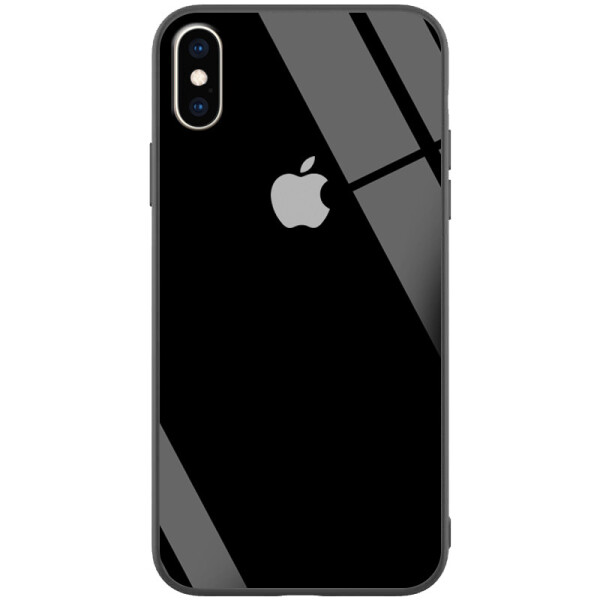 

TPU+Glass чехол GLOSSY Logo series для Apple iPhone X (5.8") / XS