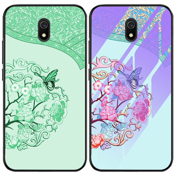 

TPU+Glass чехол светящийся в темноте для Xiaomi Redmi 8a