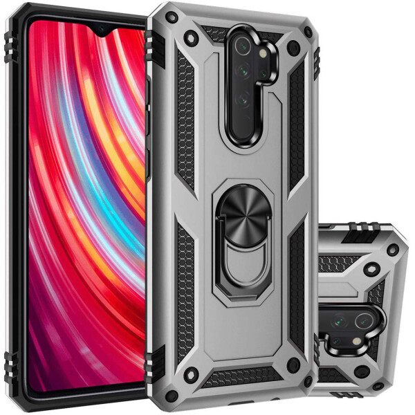 

Ударопрочный чехол Serge Ring магнитный держатель для Xiaomi Redmi Note 8 Pro