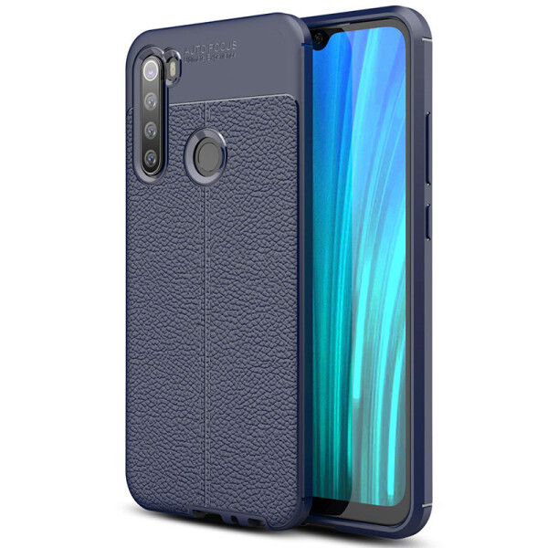 

TPU чехол фактурный (с имитацией кожи) для Xiaomi Redmi Note 8