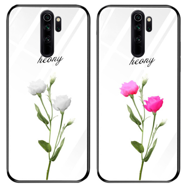 

TPU+Glass чехол светящийся в темноте для Xiaomi Redmi Note 8 Pro