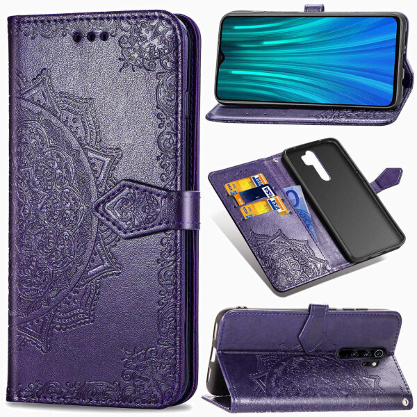 

Кожаный чехол (книжка) Art Case с визитницей для Xiaomi Redmi Note 8 Pro