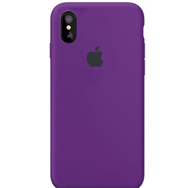 

Чехол Silicone case (A) (с закрытым низом) для Apple iPhone X (5.8") / XS (5.8")