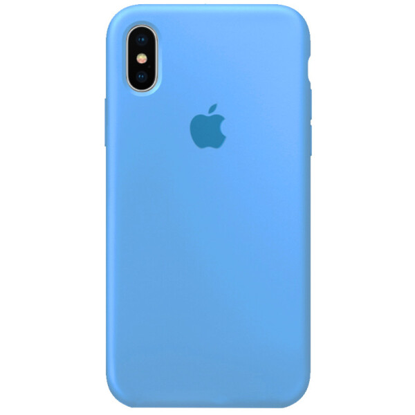 

Чехол Silicone case (A) (с закрытым низом) для Apple iPhone X (5.8") / XS (5.8")