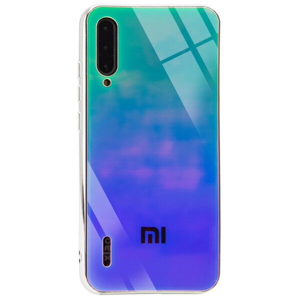 

TPU+Glass чехол Gradient Rainbow с лого для Xiaomi Mi A3 (CC9e)