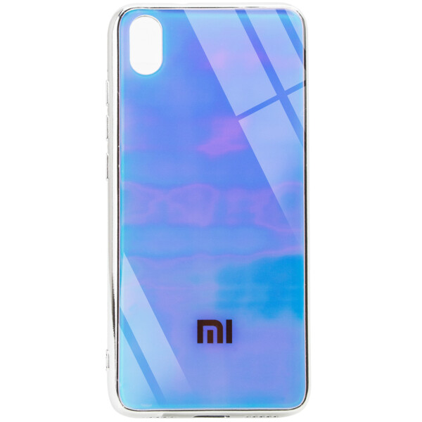 

TPU+Glass чехол Gradient Rainbow с лого для Xiaomi Redmi 7A