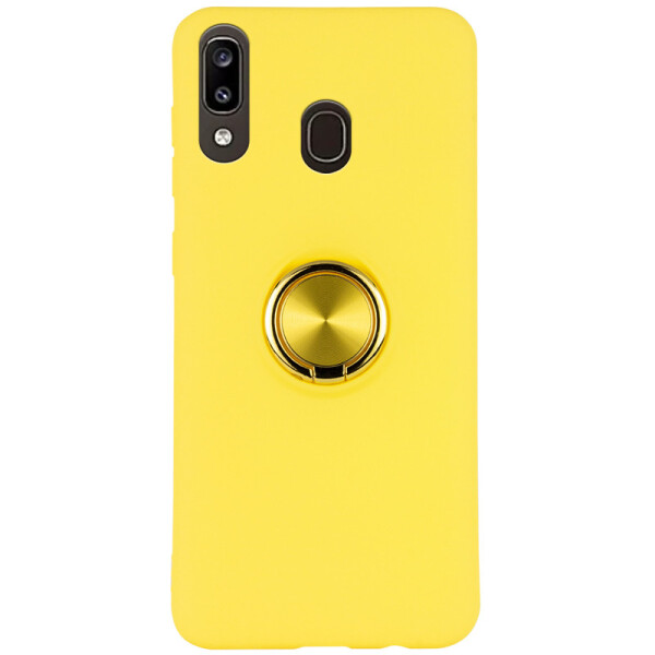 

TPU чехол Summer ColorRing под магнитный держатель для Samsung Galaxy A20 / A30