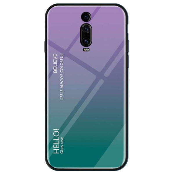 

TPU+Glass чехол Gradient HELLO для Xiaomi Redmi K20 / K20 Pro / Mi9T / Mi9T Pro