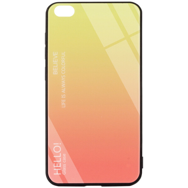 

TPU+Glass чехол Gradient HELLO для Xiaomi Redmi Go